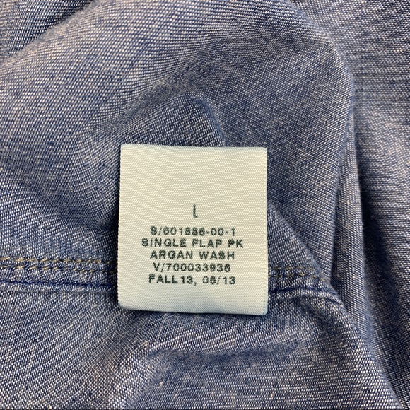 GAP 1969 Denim Shirt Button Front RN54023 Womens L - Picture 7 of 7